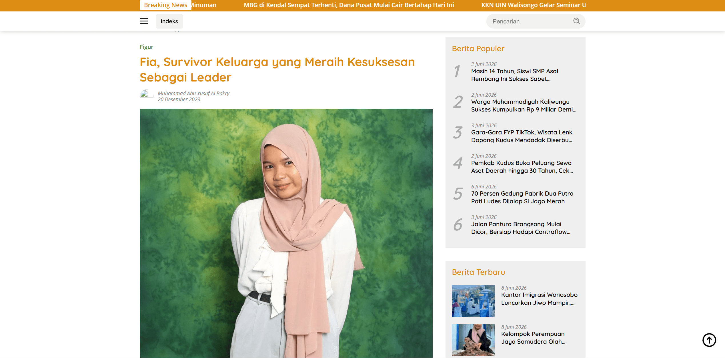 Fia Survivor, Keluarga yang Meraih Kesuksesan Sebagai Leader