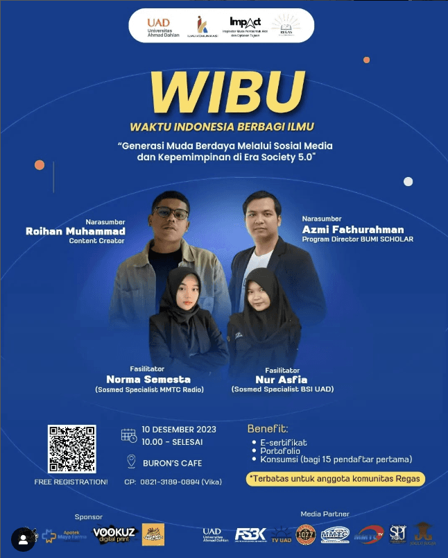 Speaker - WIBU (Waktu Indonesia Berbagi Ilmu)